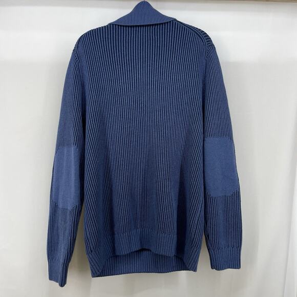 Duluth Trading Co Size XL Mens Ribbed Pullover Sweater Shawl Collar Cotton Wool - Picture 5 of 6